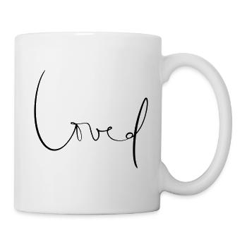 LOVED - Tasse - Weiß - Rechts