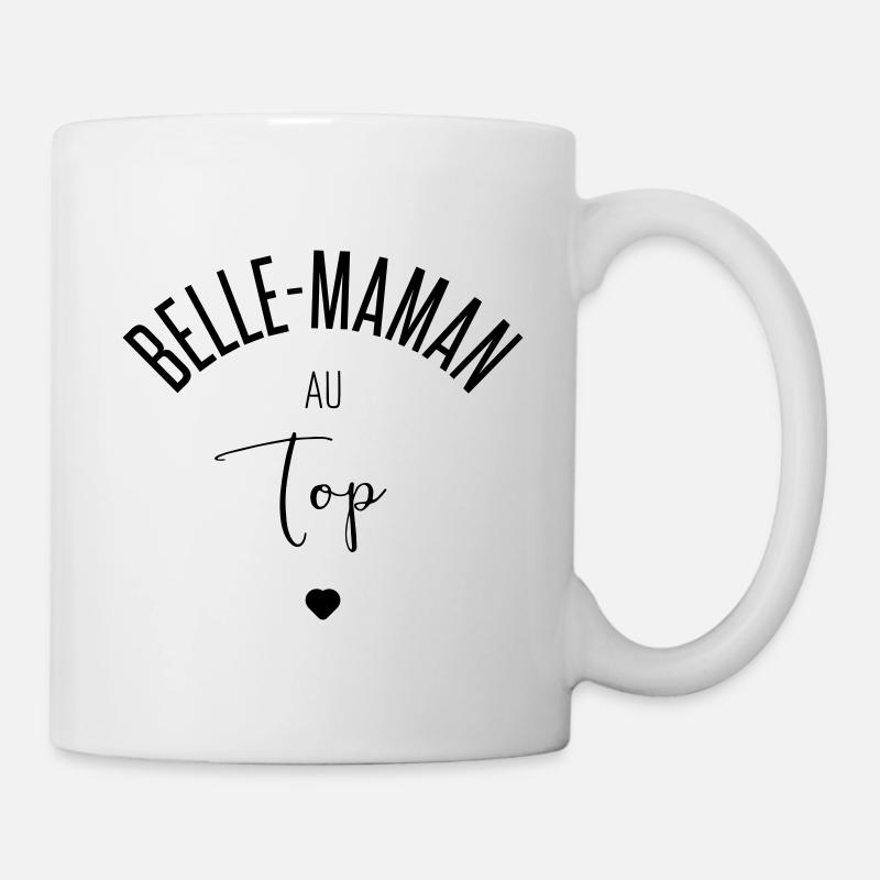 Belle maman au top - Mug blanc - blanc