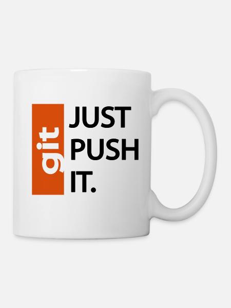 Git Pull - Tasse - Weiß