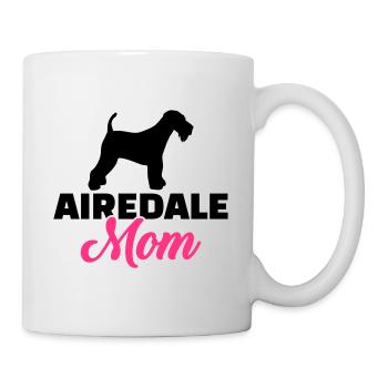 Airedale Terrier - Mug blanc - blanc - Droite