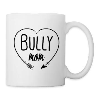Bully maman maîtresse Bouledogue Frenchie French Herz - Mug blanc - blanc - Droite