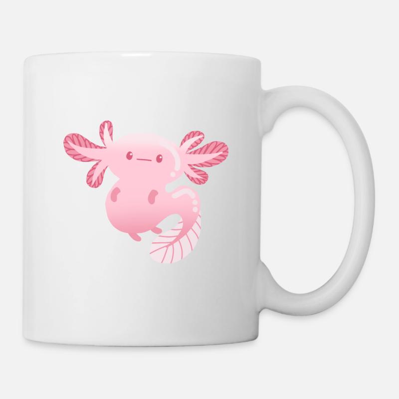 Axolotl - Tasse - Weiß