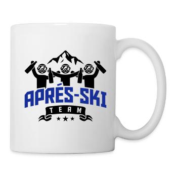 apres ski team party - Mug - white - Right