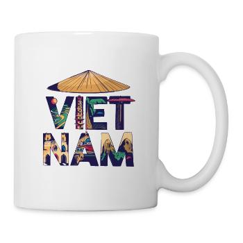 Vietnam Südostasien Souvenir Ferien im Paradies - Tasse - Weiß - Rechts