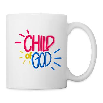 Child of God - Christian design - colorful - Mug - white - Right