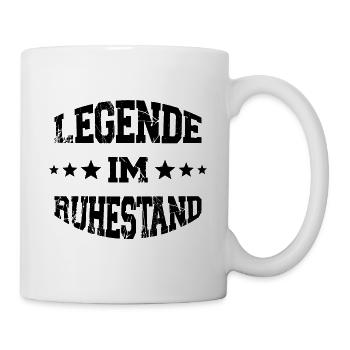 LEGENDE IM RUHESTAND - Tasse - Weiß - Rechts