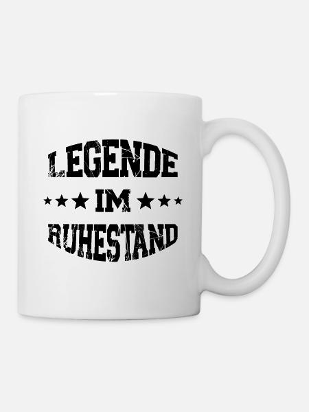 LEGENDE IM RUHESTAND - Tasse - Weiß