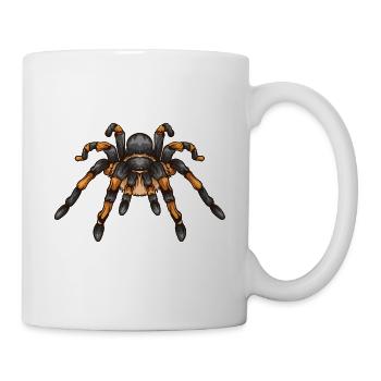 Tarentule araignée loup araignée tissage araignée - Mug blanc - blanc - Droite