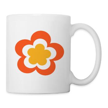 70s Flower Pattern - Mug - white - Right