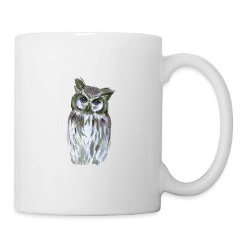 Eule - Tasse - Weiß - Rechts