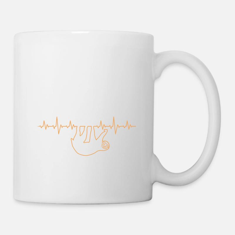 Faultier - Tasse - Weiß