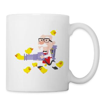 Le Coronel et le Chicken-o-matic - Mug blanc - blanc - Droite