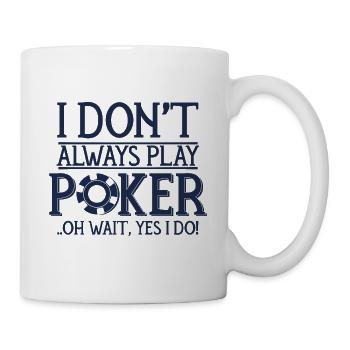 Poker player poker poker poker saying - Mug - white - Right