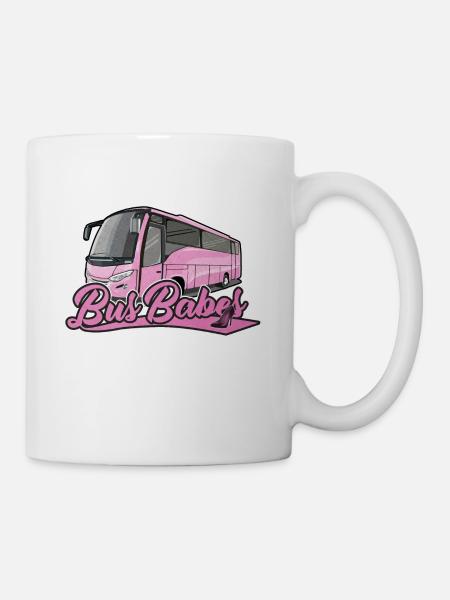 Bus Babes | Busfahrerin Bus Fahrerin Geschenk - Tasse - Weiß