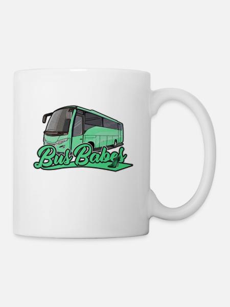 Bus Babes | Busfahrerin Bus Fahrerin Geschenk - Tasse - Weiß
