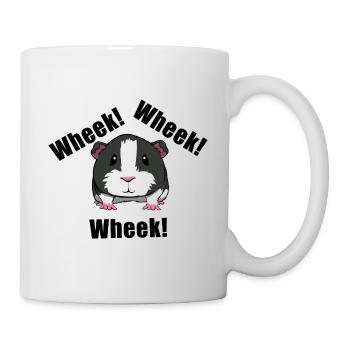 Le cochon d'Inde qui couine : un animal de compagnie ironique - Mug blanc - blanc - Droite