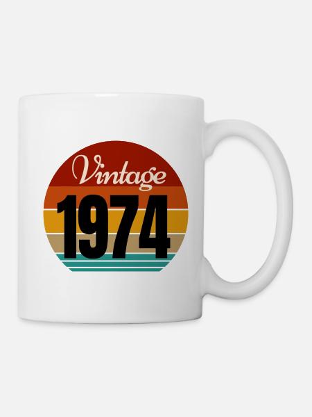 millésime 1974 - Mug blanc - blanc
