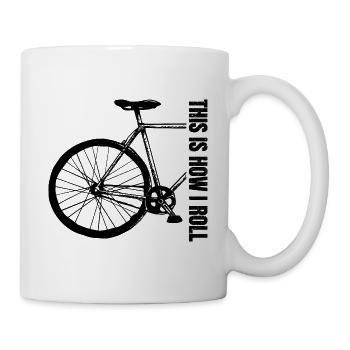 How To Roll - Bike Bicycle Funny Saying Biker - Mug - white - Right