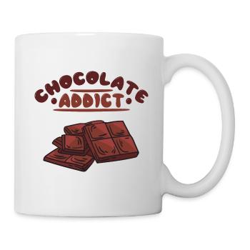 Chocolat chocolat gourate de chocolat chocolat - Mug blanc - blanc - Droite