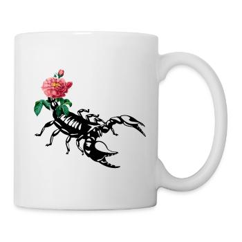 Scorpion Rose - Mug blanc - blanc - Droite