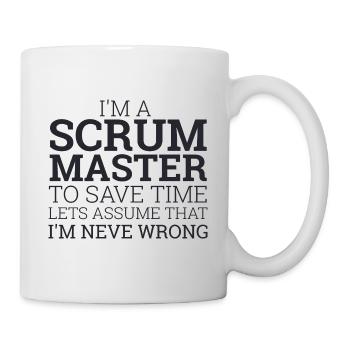 « Scrum Master » | Scrum Master - Mug blanc - blanc - Droite