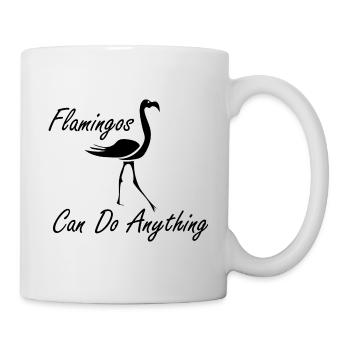 Flamingos Flamingo - Mug blanc - blanc - Droite