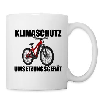 Klimaschutz Umsetzungsgerät - Tasse - Weiß - Rechts