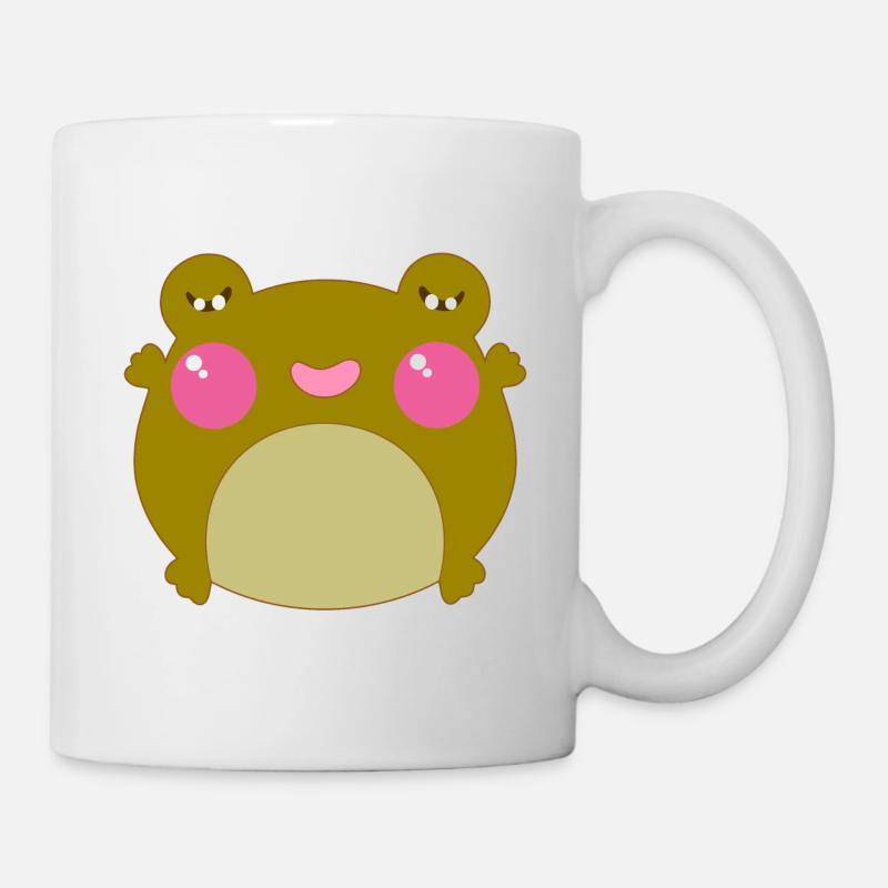 grenouille mignonne. - Mug blanc - blanc