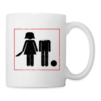 Happy Divorced Divorce Separation - Mug - white - Right