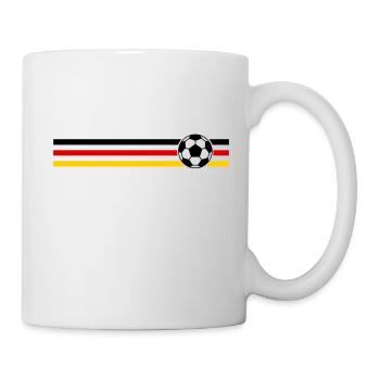 fußball Flaggen deutschland fussball - Tasse - Weiß - Rechts