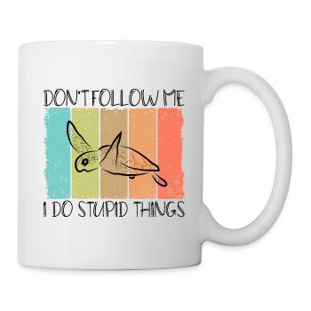 Turtle turtle - Mug - white - Right