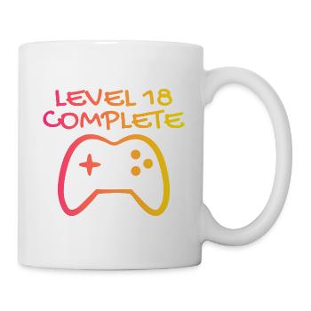 18 Birthday - Level 18 Complete - Gamer 18 years - Mug - white - Right