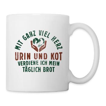 Pflegekraft - Tasse - Weiß - Rechts