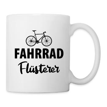 Fahrradwerkstatt Fahrradmonteur Fahrrad Herren - Tasse - Weiß - Rechts