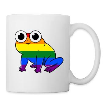 LGBT Gay Pride Frog Gay Pride - Mug - white - Right