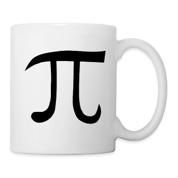 Pi Mathematik Nerd Mathe Mathematiker Geschenk - Tasse - Weiß - Rechts