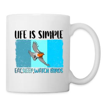 Observation des oiseaux Oiseaux Observation des oiseaux Oiseaux - Mug blanc - blanc - Droite