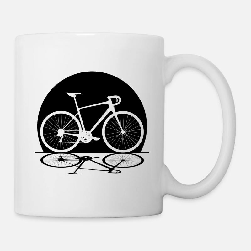 Vélo de route Cyclisme de route Cycliste cool Shirt Vélo - Mug blanc - blanc