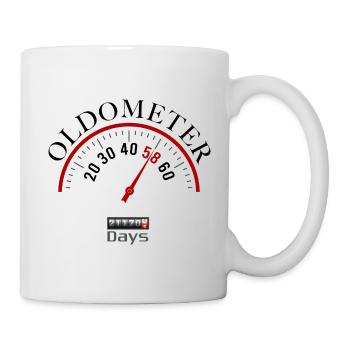 Oldometer 58e anniversaire - Mug blanc - blanc - Droite