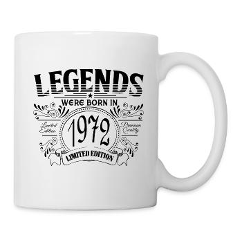 Born in 1972 sayings birth year 1972 gifts - Mug - white - Right