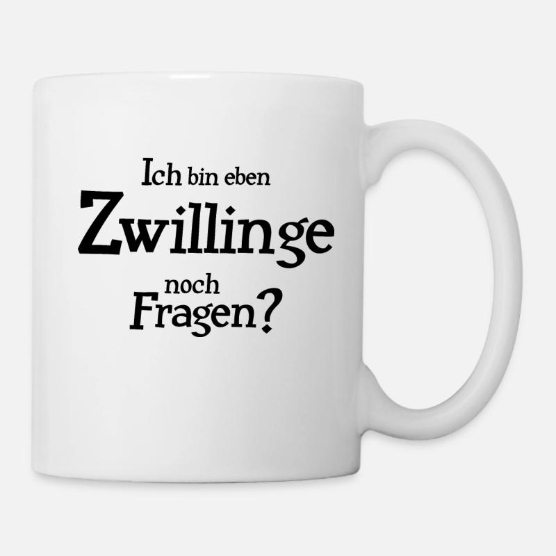 Sternzeichen Zwillinge - Tasse - Weiß