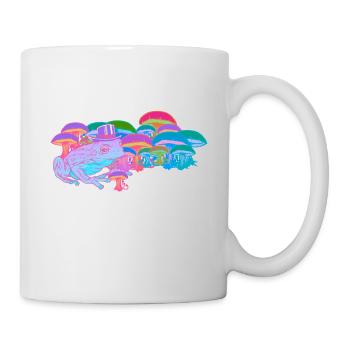 Natural Nature Intoxication Mushroom Frog Shaman High - Mug - white - Right