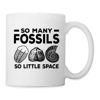 Collecting fossils - Mug - white - Right