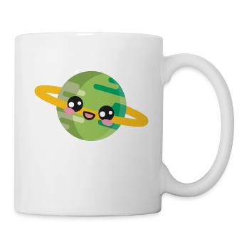 Planète Espace - Mug blanc - blanc - Droite