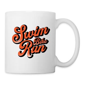 Swim Bike Run. Sports lovers. Poison - Mug - white - Right