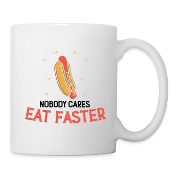 Fast Food Hot Dog Hotdog FastFood - Mug - white - Right