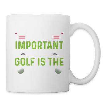 Wichtiger Schuss Sportler Gift - Tasse - Weiß - Rechts