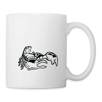 Skorpion seit der Geburt Ehrgeizig Geschenk - Tasse - Weiß - Rechts