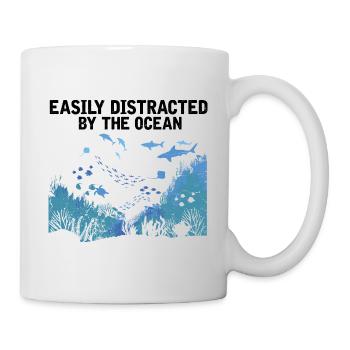 Reefs Ocean Sea Marine Biologist Diving Divers - Mug - white - Right