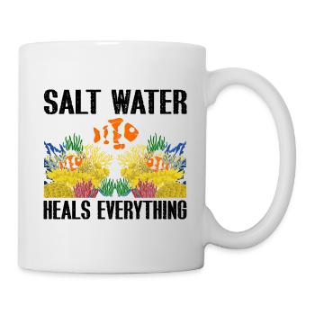 Plongeurs en eau salée Plongée Biologiste marin Sea Ozea - Mug blanc - blanc - Droite